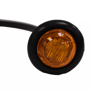 Road Legal Kit | 36mm Rubber Flush Mount Indicator Amber Lens