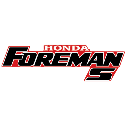 Honda Foreman S - Tank Sticker - 300mm - White/Red/Black 1 700.0110