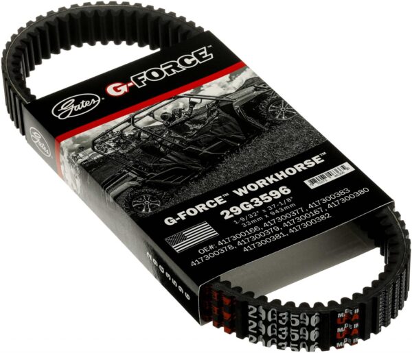 Gates CVT Drive Belt G-Force 29G3596 WorkHorse Yamaha Grizzly 550 660 700 1 Image 3