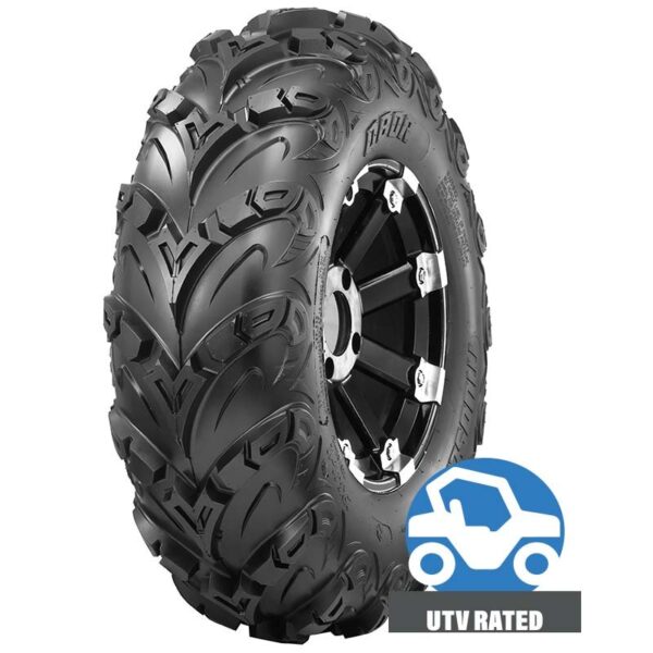 zoom 24x10x12 8 ply ATV Tyre WU06 Mudsling OBOR 10828