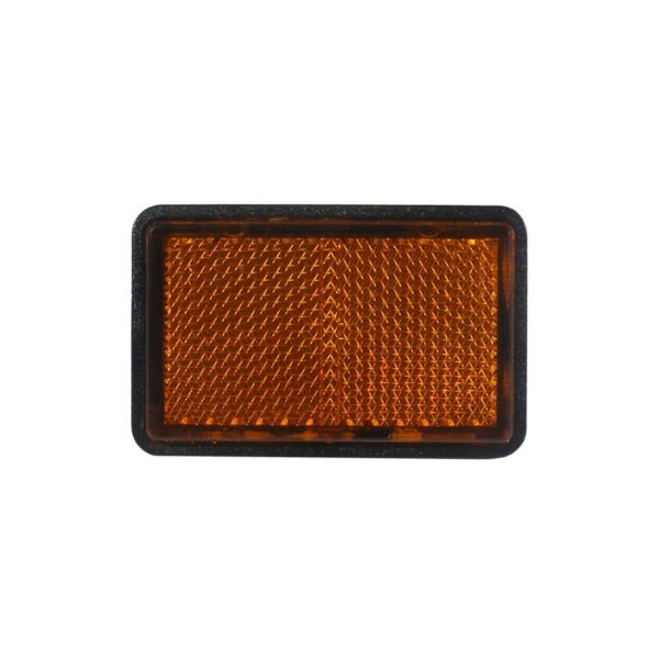 Rectangular Amber Reflector With 5mm Mounting Bolt 1 zoom Amber Rectangular Reflector 5mm Bolt On Pn 120.0249 7861