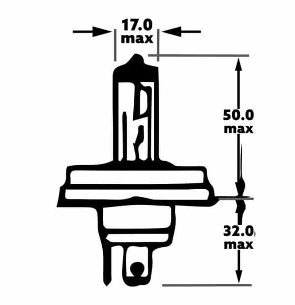 zoom HYPER Bulb Narva H4 Halogen 12V 6055W P45T 1 10368