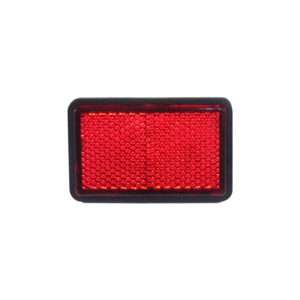 Rectangular Red Reflector With 5mm Mounting Bolt 1 zoom Red Rectangular Reflector 5mm Bolt On Pn 120.0246 7860