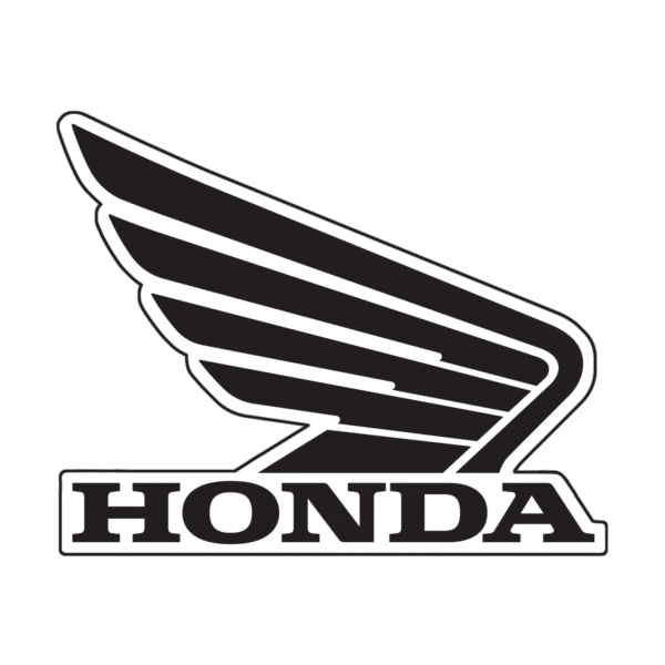 Honda Wing - R/H Tank Sticker - 133mm Black TRX 500/520 1 700.0070 1 copy