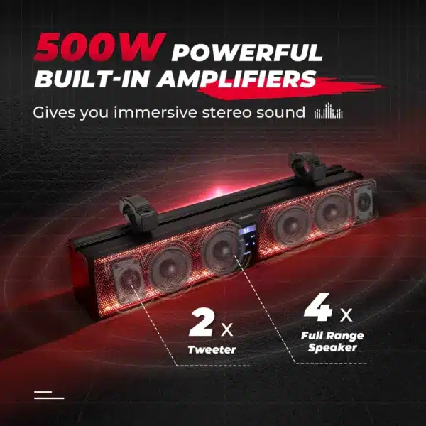 UTV Bluetooth Soundbar 26" 7 image 3 aa167cd6 ca45 4acf 9f16 5a7ea9dacac8