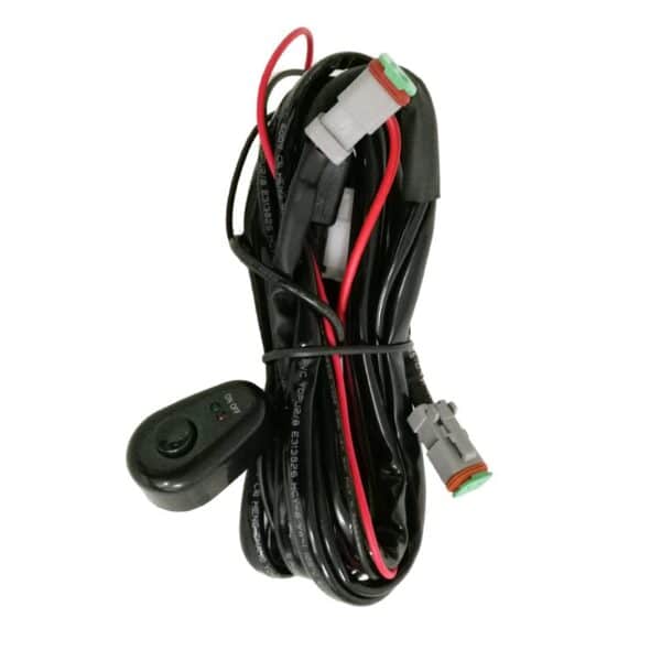 zoom LED Light Bar Wiring Loom 12v With Single Connector For One Light Bar 8657